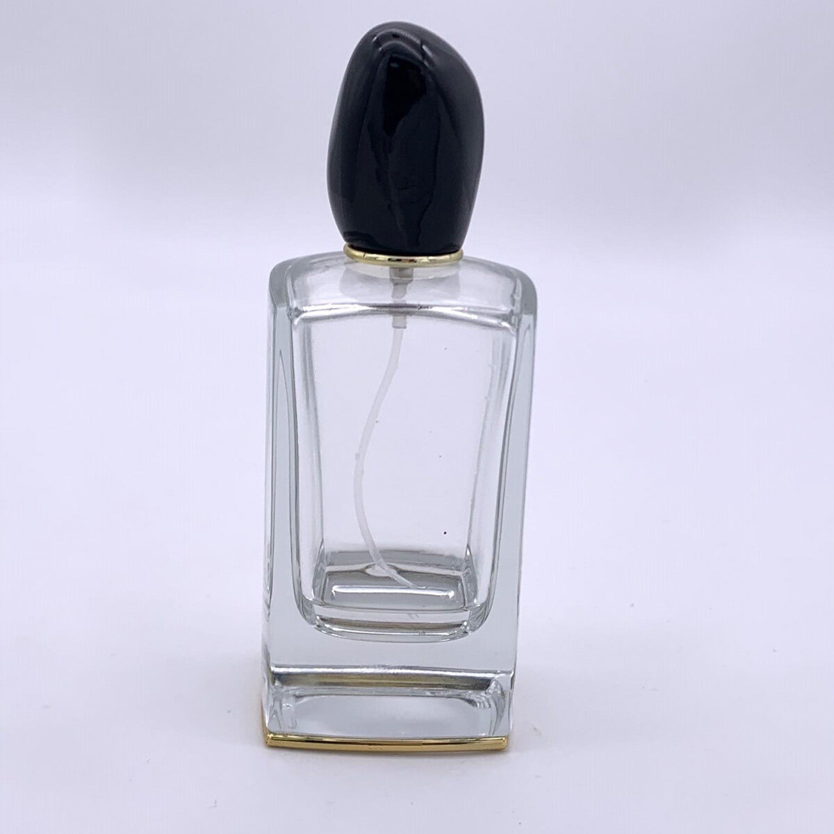 clear glass perfume bottles