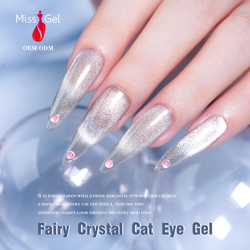Esmalte de uñas de gel magnético de gato, esmalte de gel de ojo de gato de cristal, esmalte de gel de ojo de gato 9D