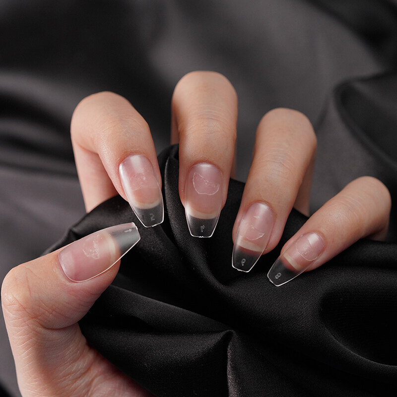 Use Adhesive/Double-sided Tape to Attach False Nails