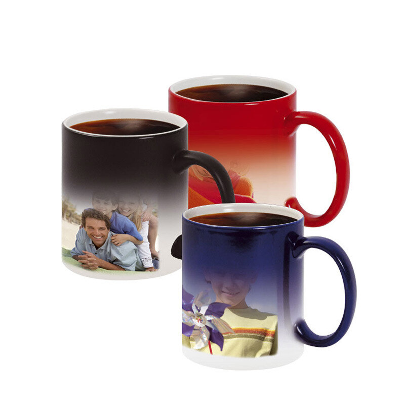 custom color changing cups, custom magic mug color changing cup, magic custom photo color changing coffee mug cup, wholesale color changing cups, porcelain coffee mugs wholesale