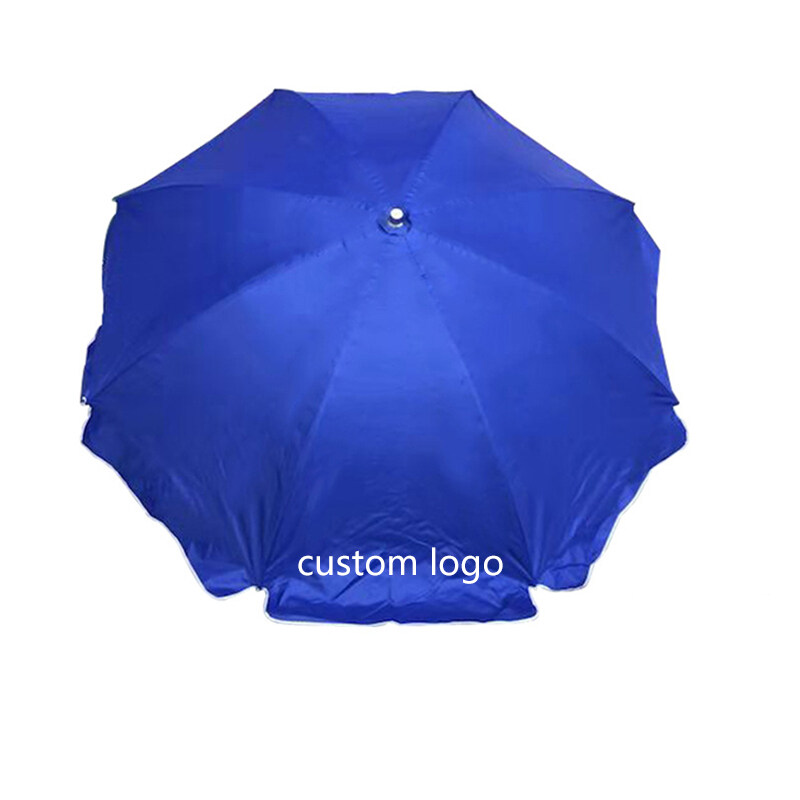 Promotional Custom Sublimation printed Outdoor Automatic New Design Big Shadow Beach Umbrella