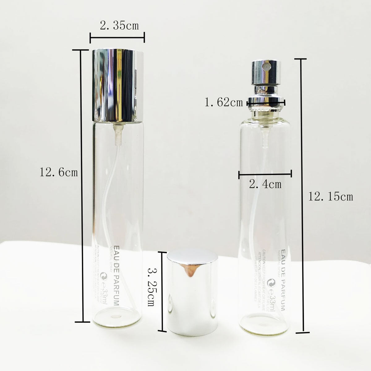 decorative glass perfume bottles