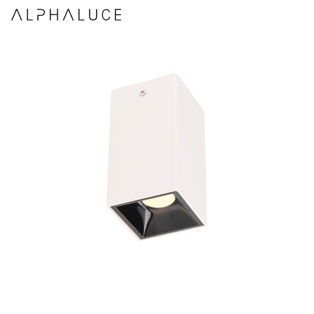 square surface mounted downlight