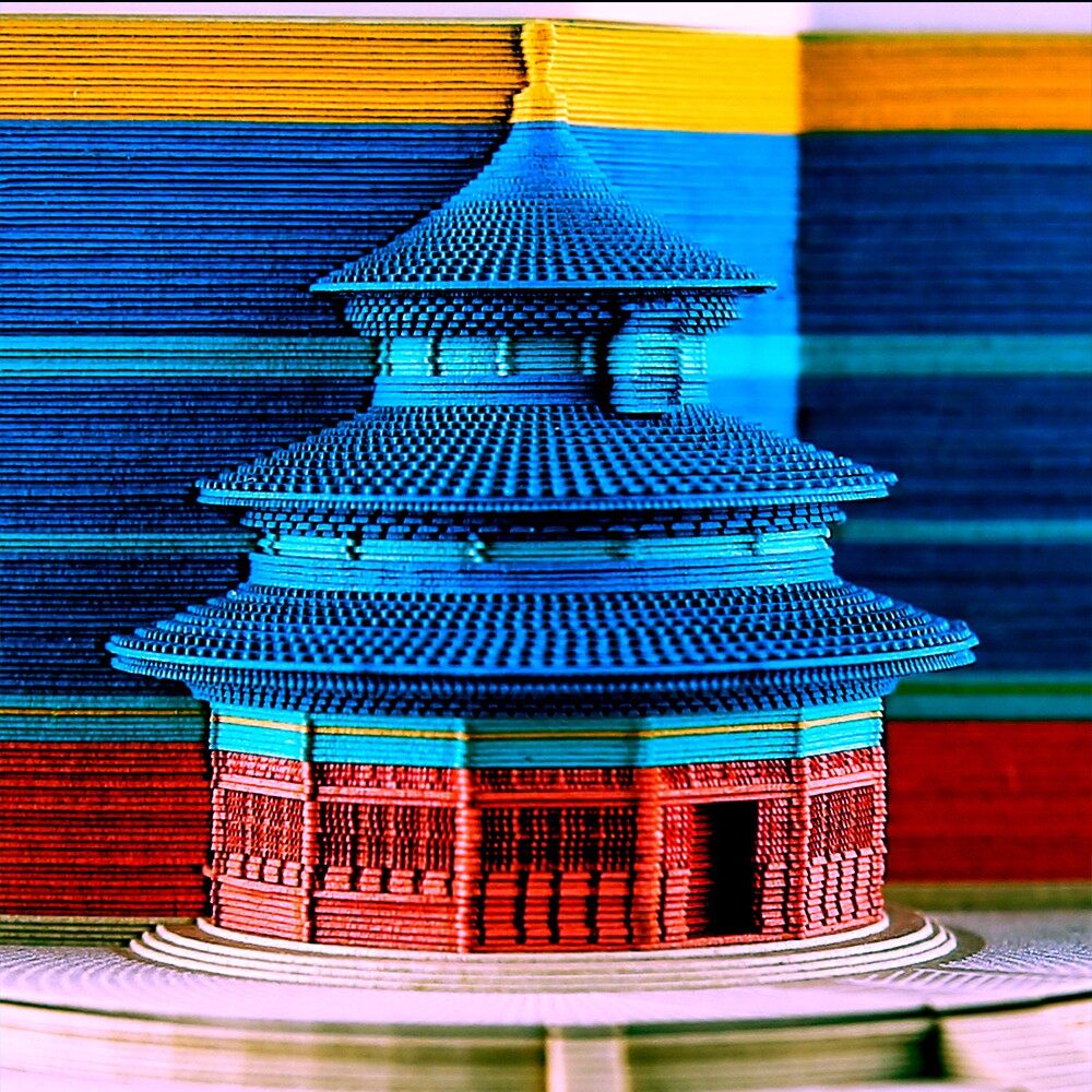 The Temple Of Heaven 3D Note Pad