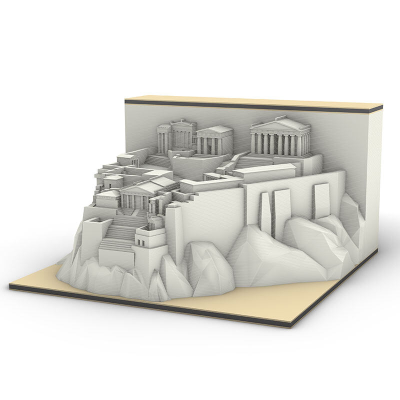 Mini Creative Memo Pad - Acropolis Of Athens