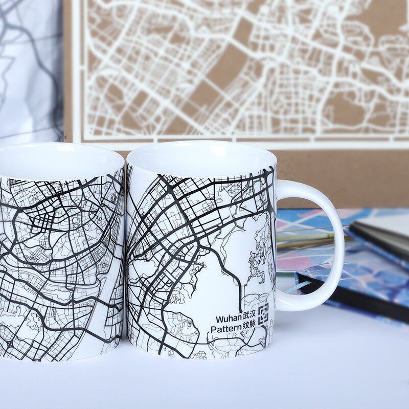 City Map Design Printed Mug And Gift Mug