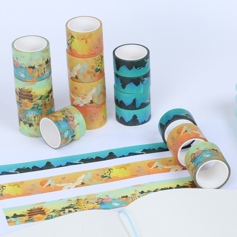 China customized pattern printed washi tape