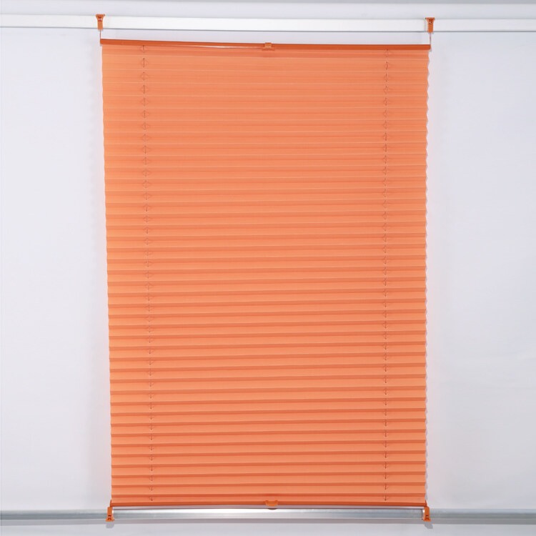 cordless pleated fabric blinds