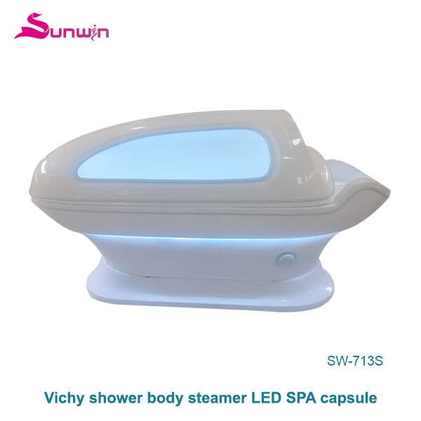 ozone sauna spa capsule, infrared sauna with led light therapy