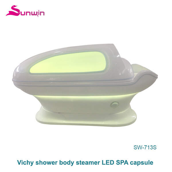 ozone sauna spa capsule, infrared sauna with led light therapy