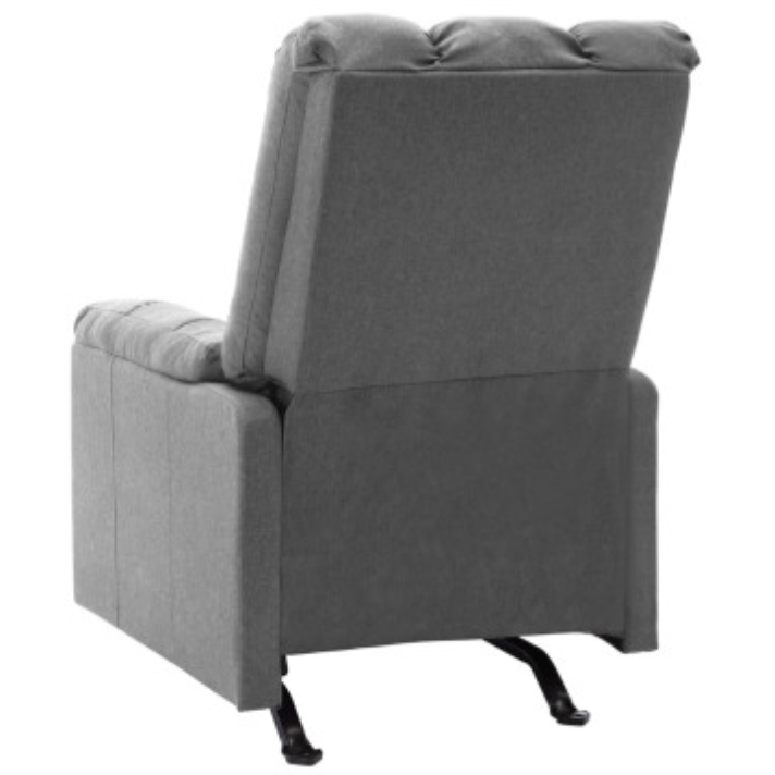 Home Recliner recliner Light gray fabric (IT Stock)