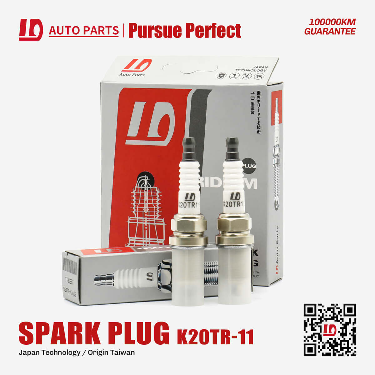 90919-01198 K20TR-11 spark plugs For Japan engine spare parts 4 pieces in a box/piece