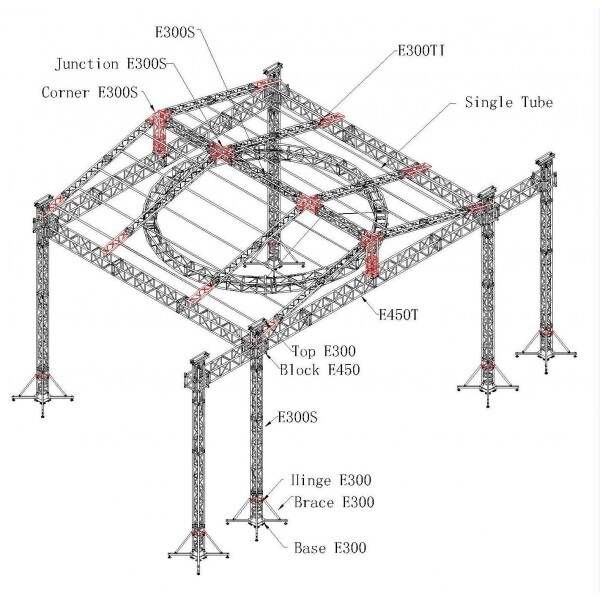 aluminium stage truss
