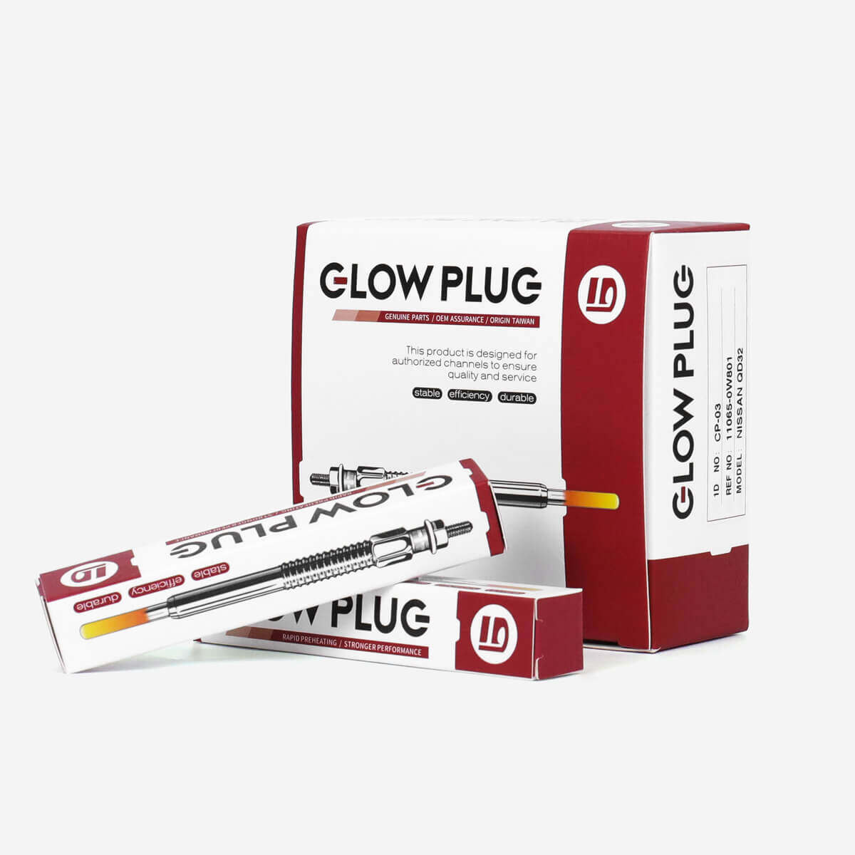 What is the function of the glow plug? 