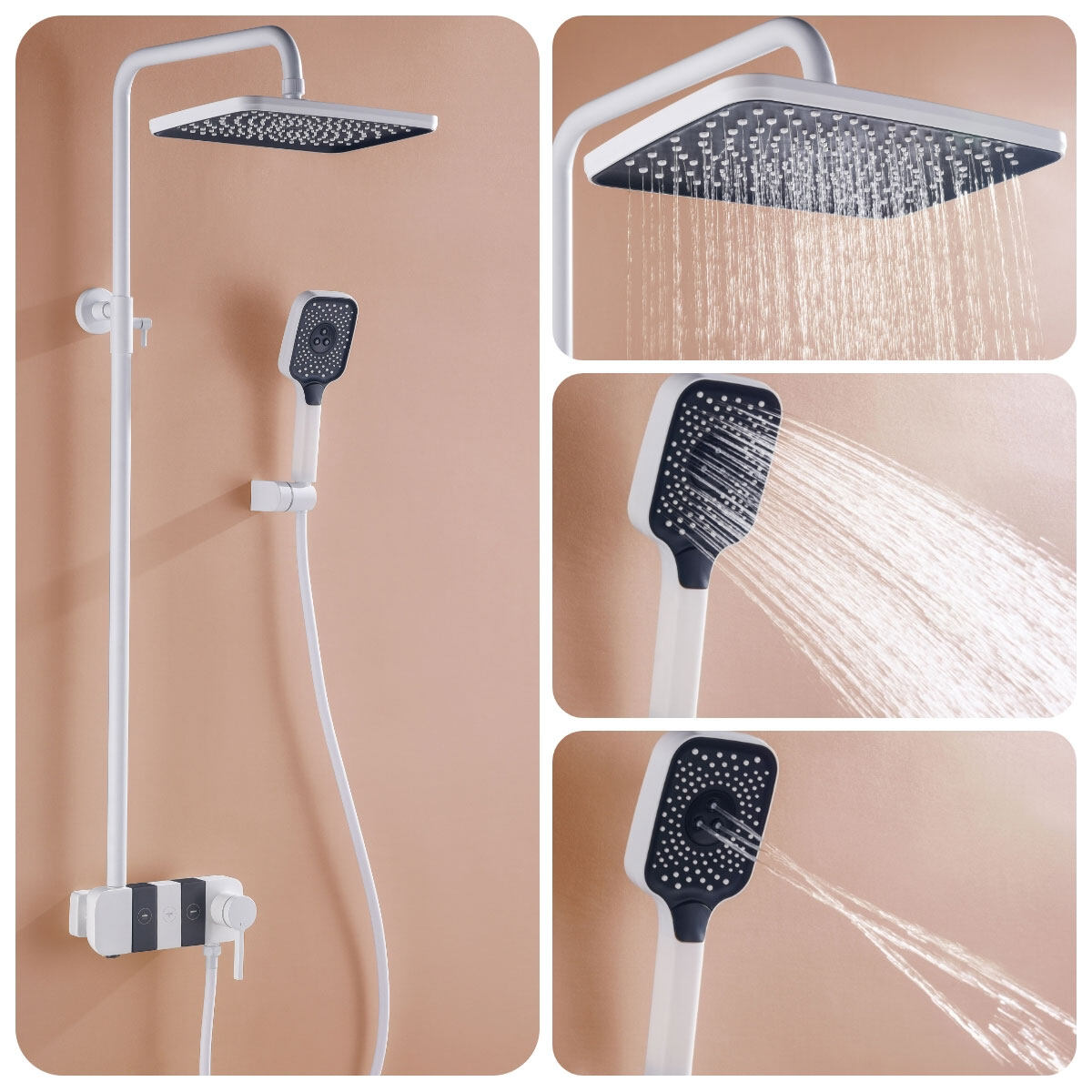 thermostatic faucet shower