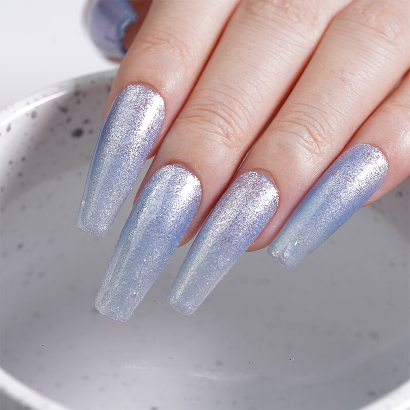 Esmalte de uñas de gel de capa superior de brillo transparente, temperatura de color de color de color esmalte de uñas de gel