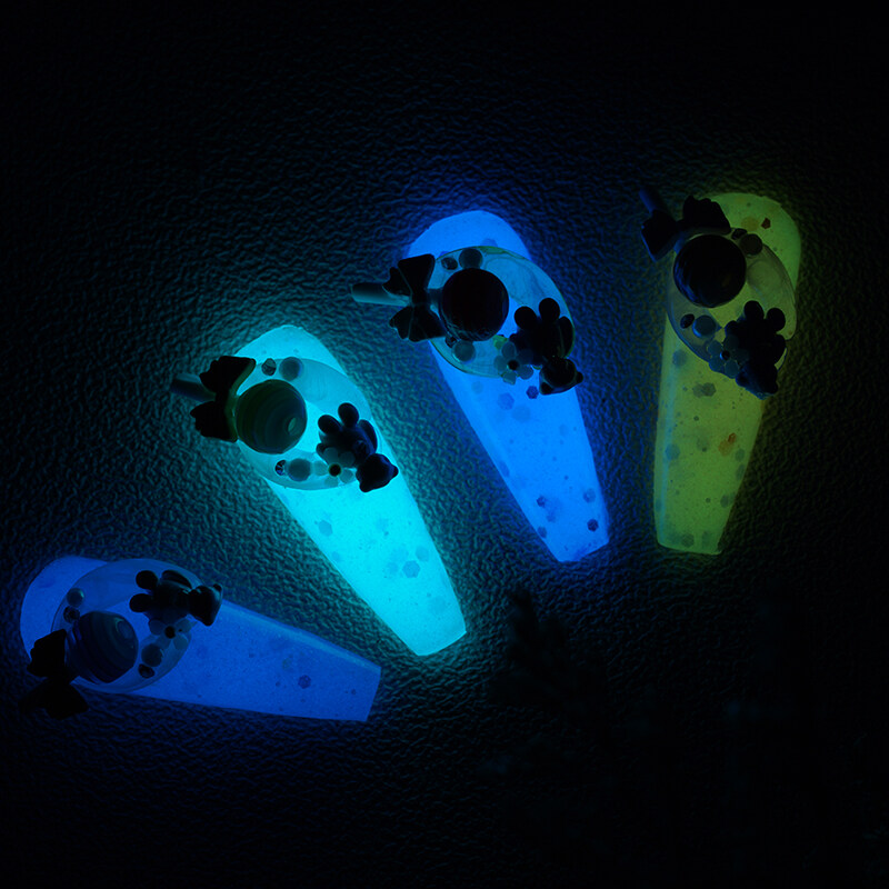 Esmalte de uñas de gel de color de ánimo, uñas UV uv que cambian el polvo de gel