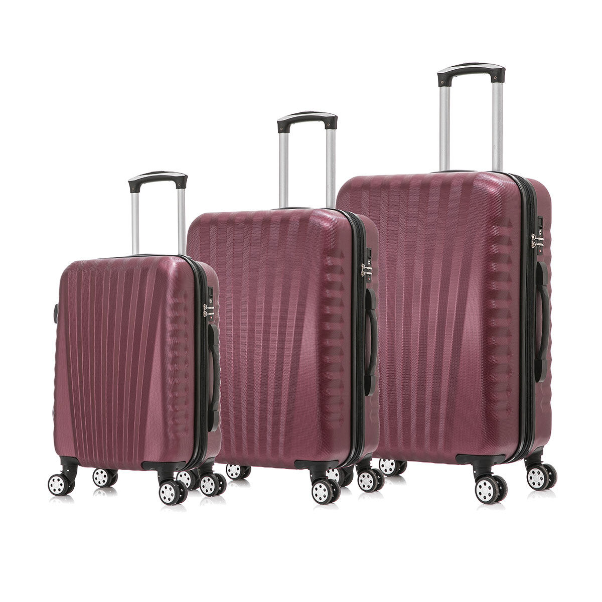 suitcase and hand luggage set, hard suitcase set of 3, hard shell hand luggage suitcase, hand luggage suitcase hard shell, good quality lightweight suitcases