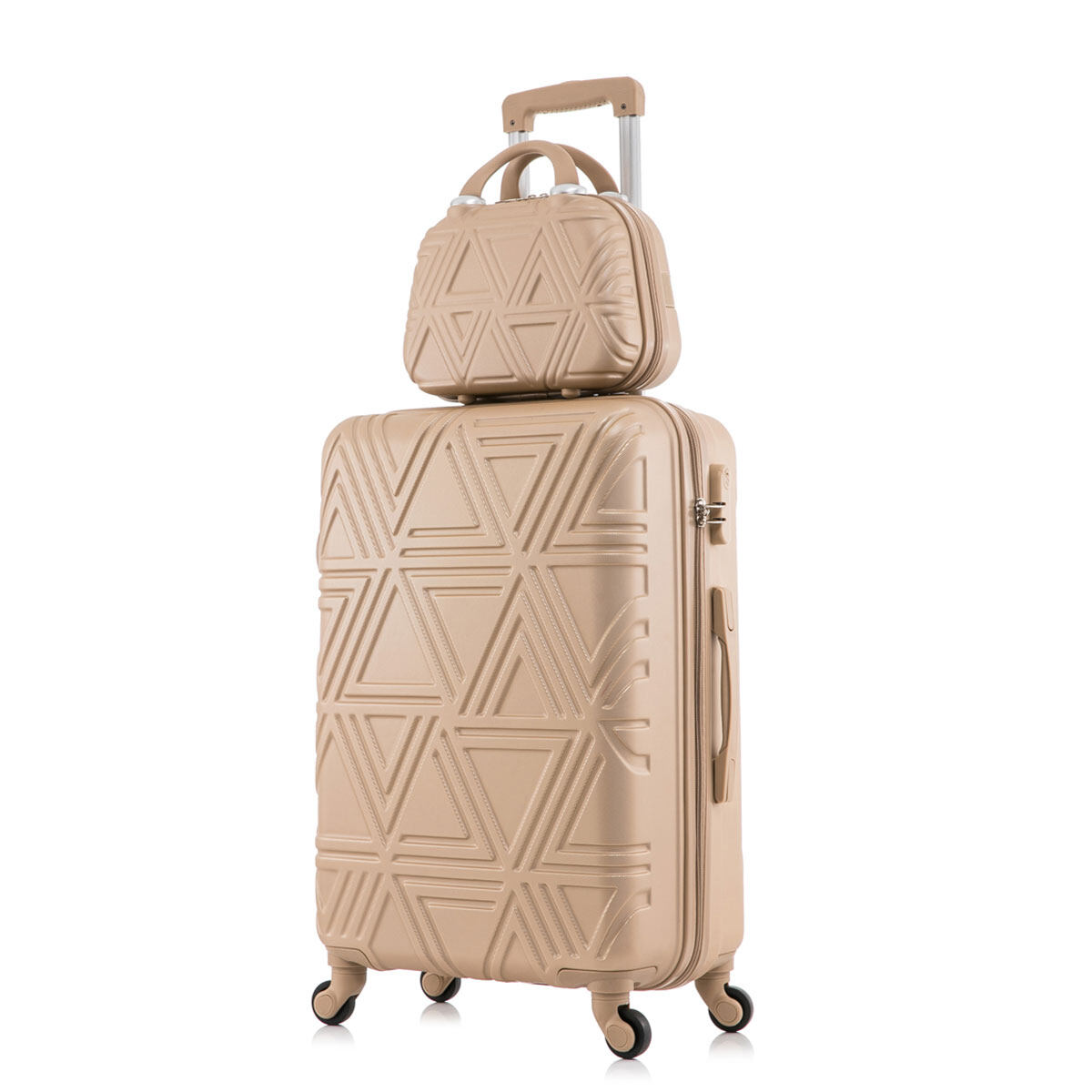 Hard Four Wheel Travel Vanity Hard Suitcase supplier-RUIAN ZHEHUA LUGGAGE ACCESSORISE CO.,LTD