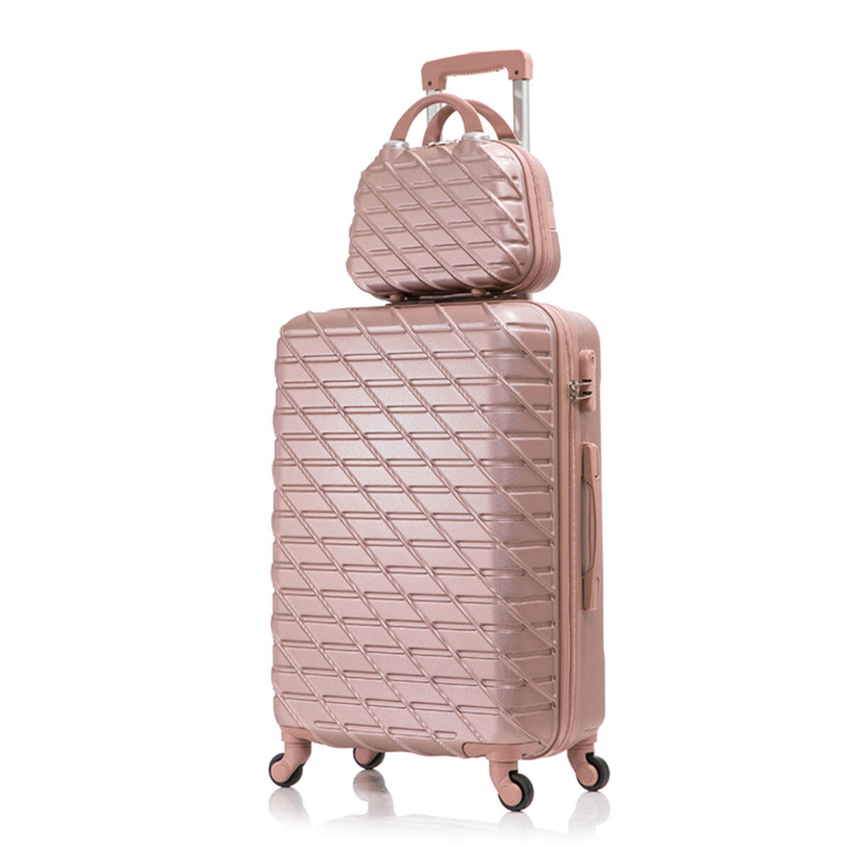 FANLOSN Hot Sale Portable 14 Inch Hard ABS Mini Suitcase for Makeup Cosmetic Bags