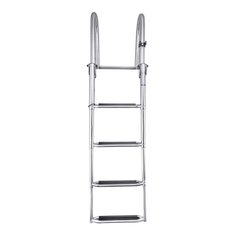 Stainless Steel Folding 4 Step Telescoping Ladder,China Foldable Telescopic Ladder Supplier