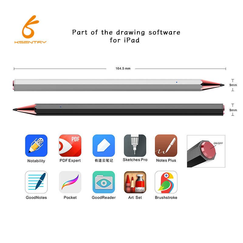 Octagon active Stylus Pen with Palm Rejection,palm rejection stylus pen for apple ipad,pen touch screen