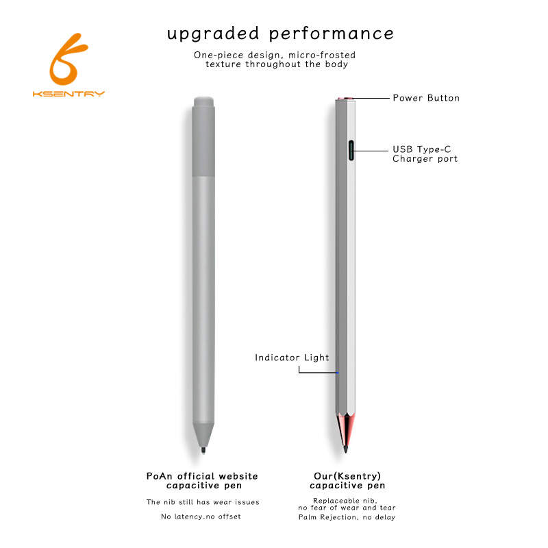 Octagon active Stylus Pen with Palm Rejection,palm rejection stylus pen for apple ipad,pen touch screen