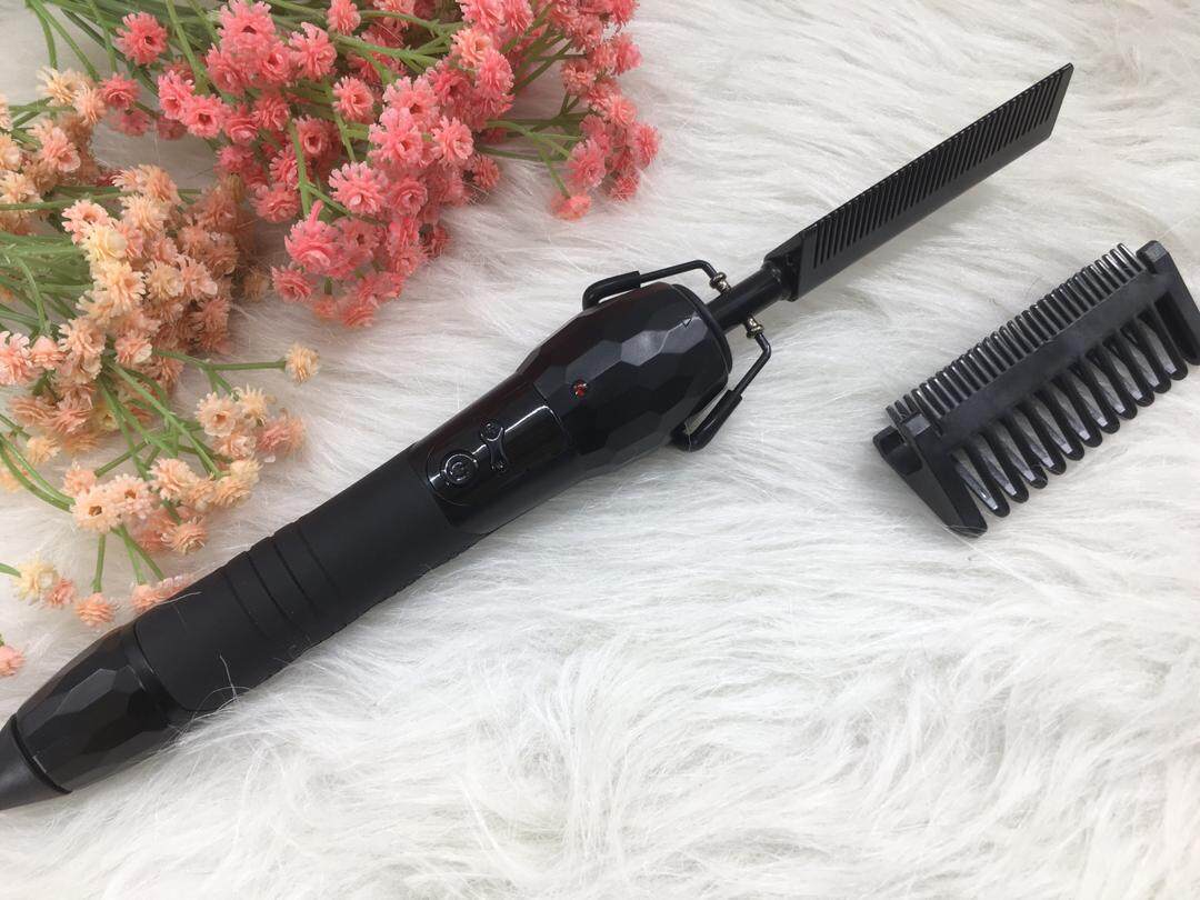 500F HOT COMB Wholesale custom private label copper hot comb electric ,high temperature hair straightener  hot comb for curly ha