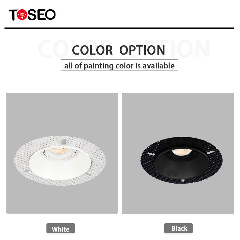 Trimless Recessed Led Downlights Anti Glare Cob Led Downlight 5W 7W