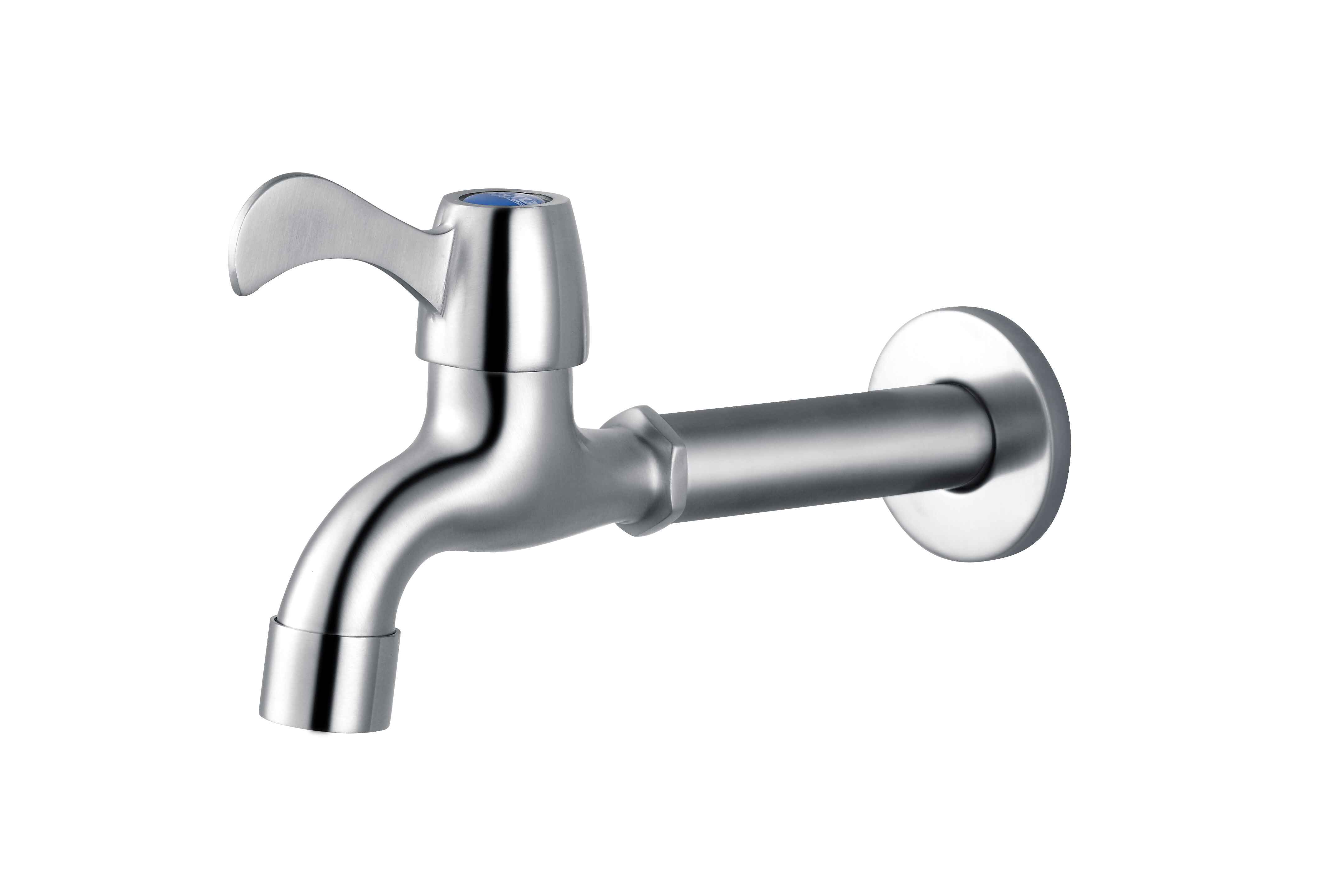 China'S Cheap Price Garden Faucet Sus 304 Wall Tap Brushed Wall Hanging Bathroom Faucet