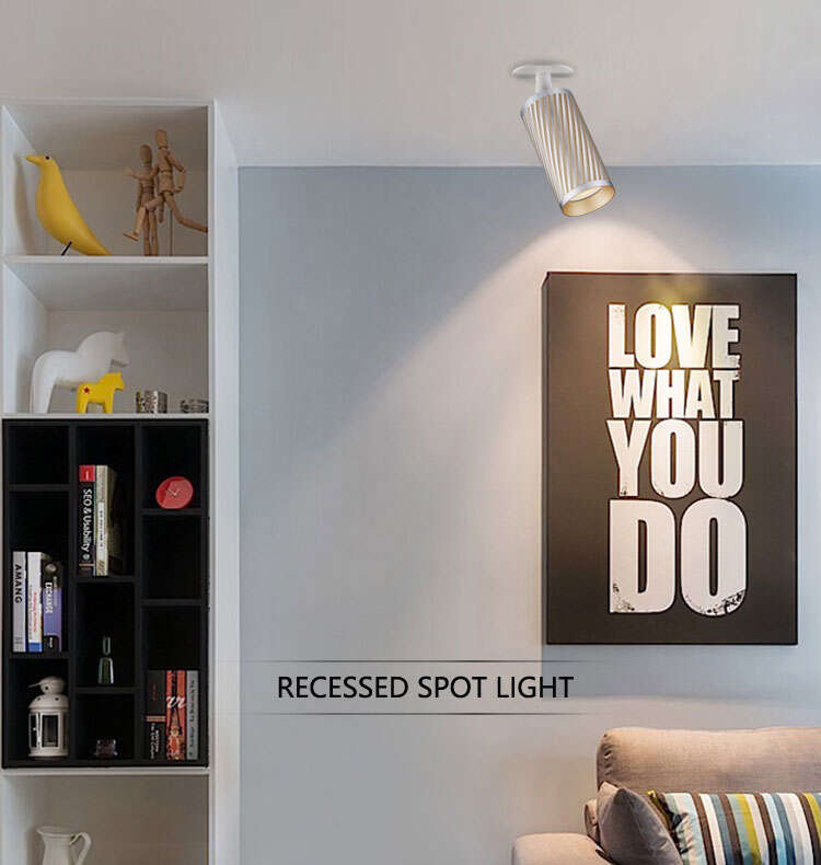 Pure Aluminum Ceiling Light GU10 Led Surface Mounted Led Downlight