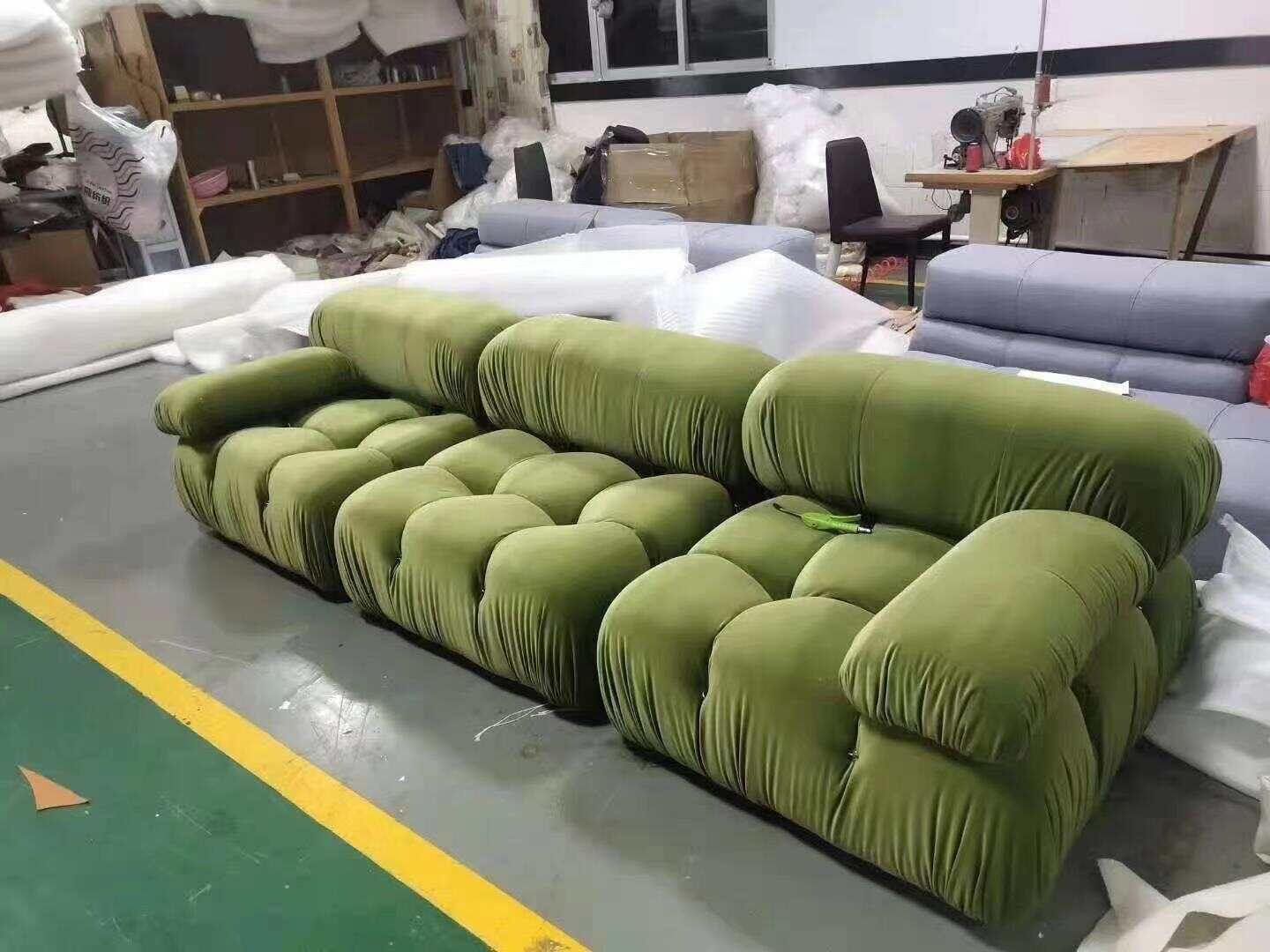 Luxury modern style living room sofa comfortable fabric sofa set for home