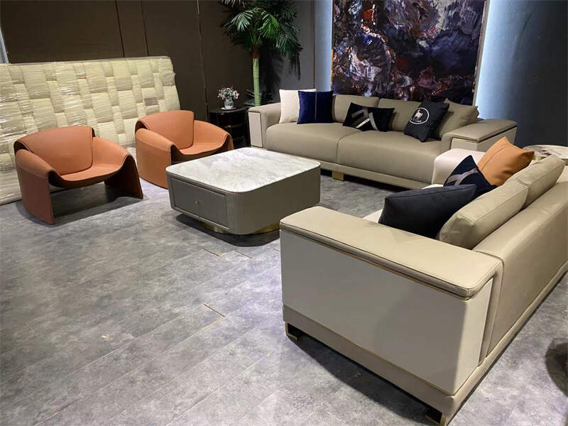 Italian style modern luxury living room furniture comfortable high quality fabric sofa