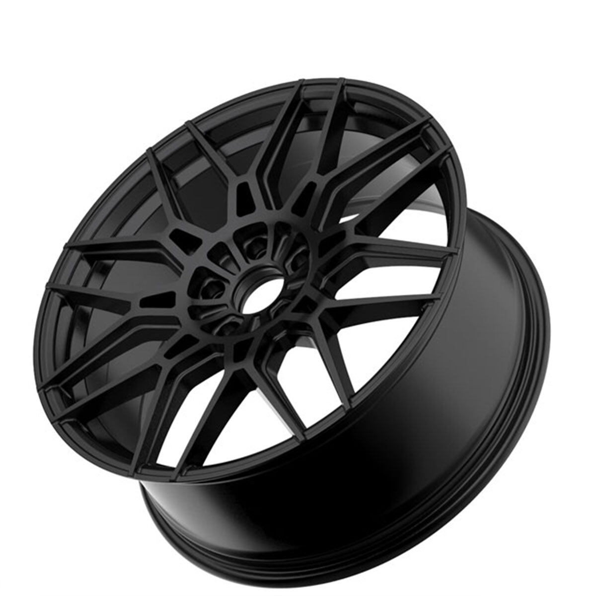 Customized BMW black car alloy wheels - Flow Forming Alloy wheel Factory