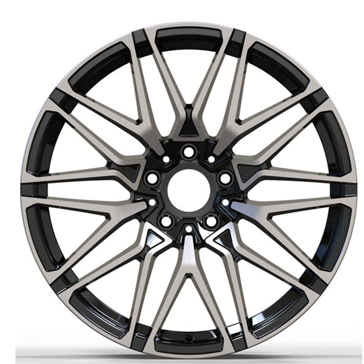 Matte black alloy wheels for 2022 NEW BMW X6M