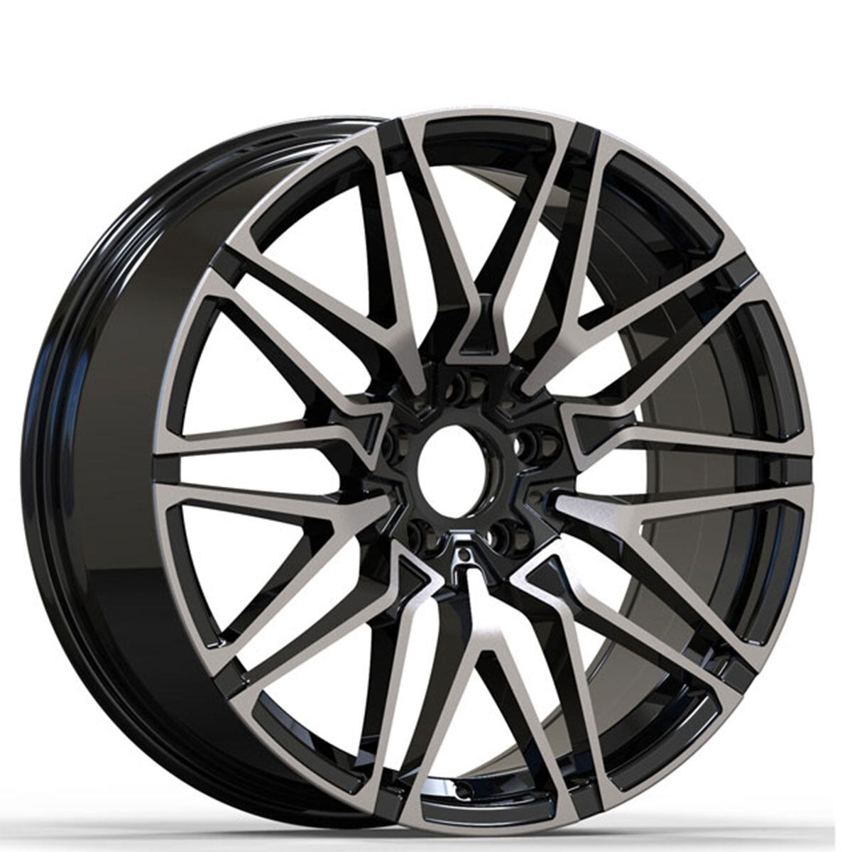 Matte black alloy wheels for 2022 NEW BMW X6M