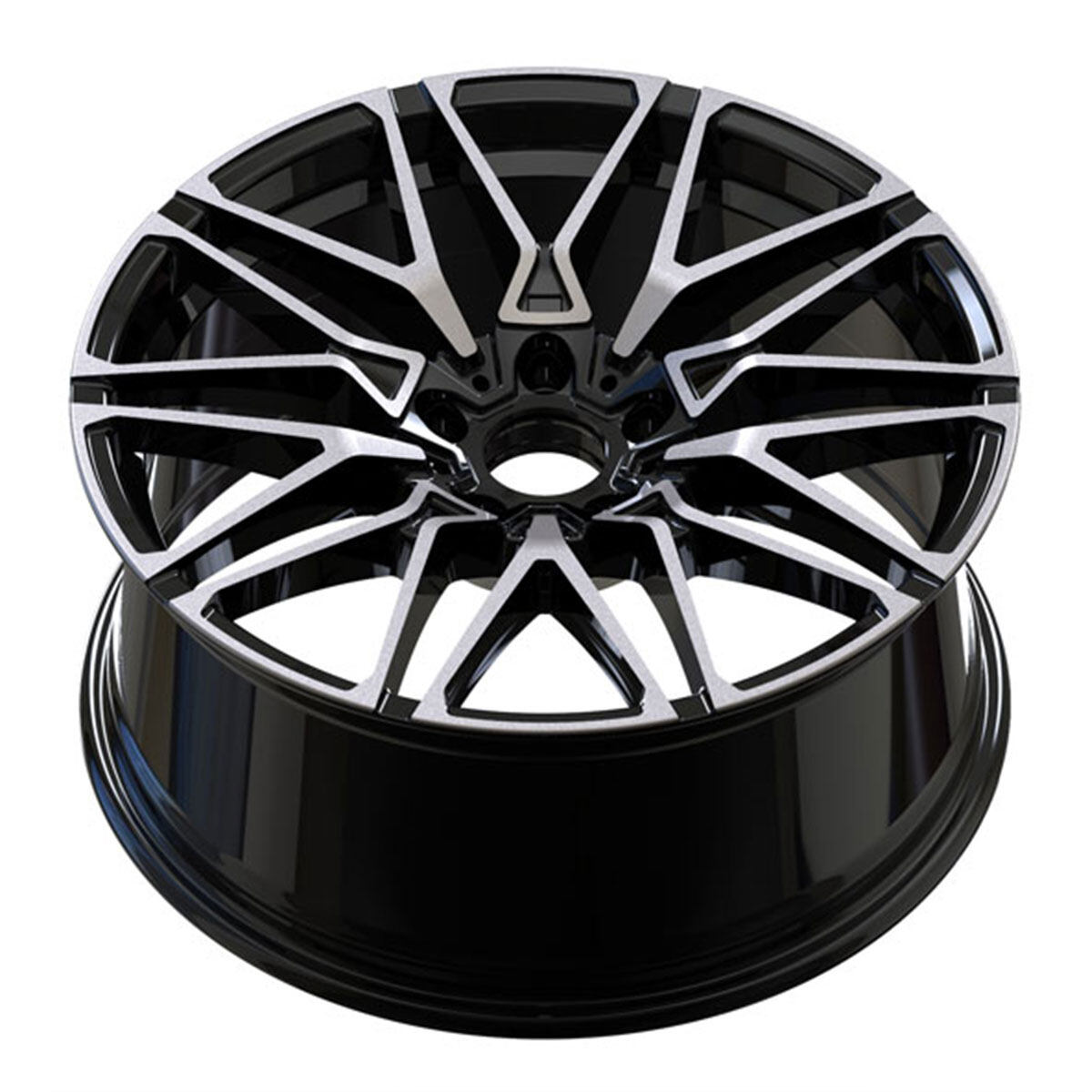 Matte black alloy wheels for 2022 NEW BMW X6M