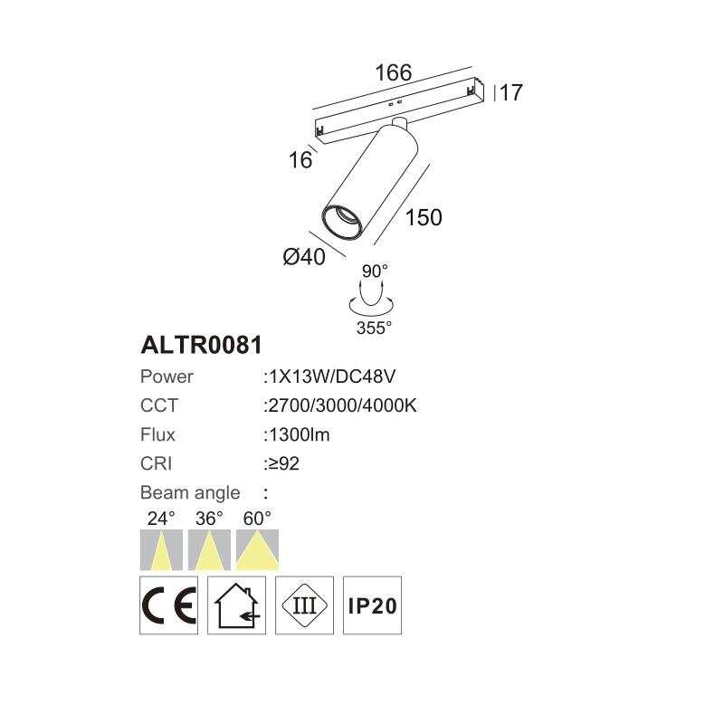 white track lighting