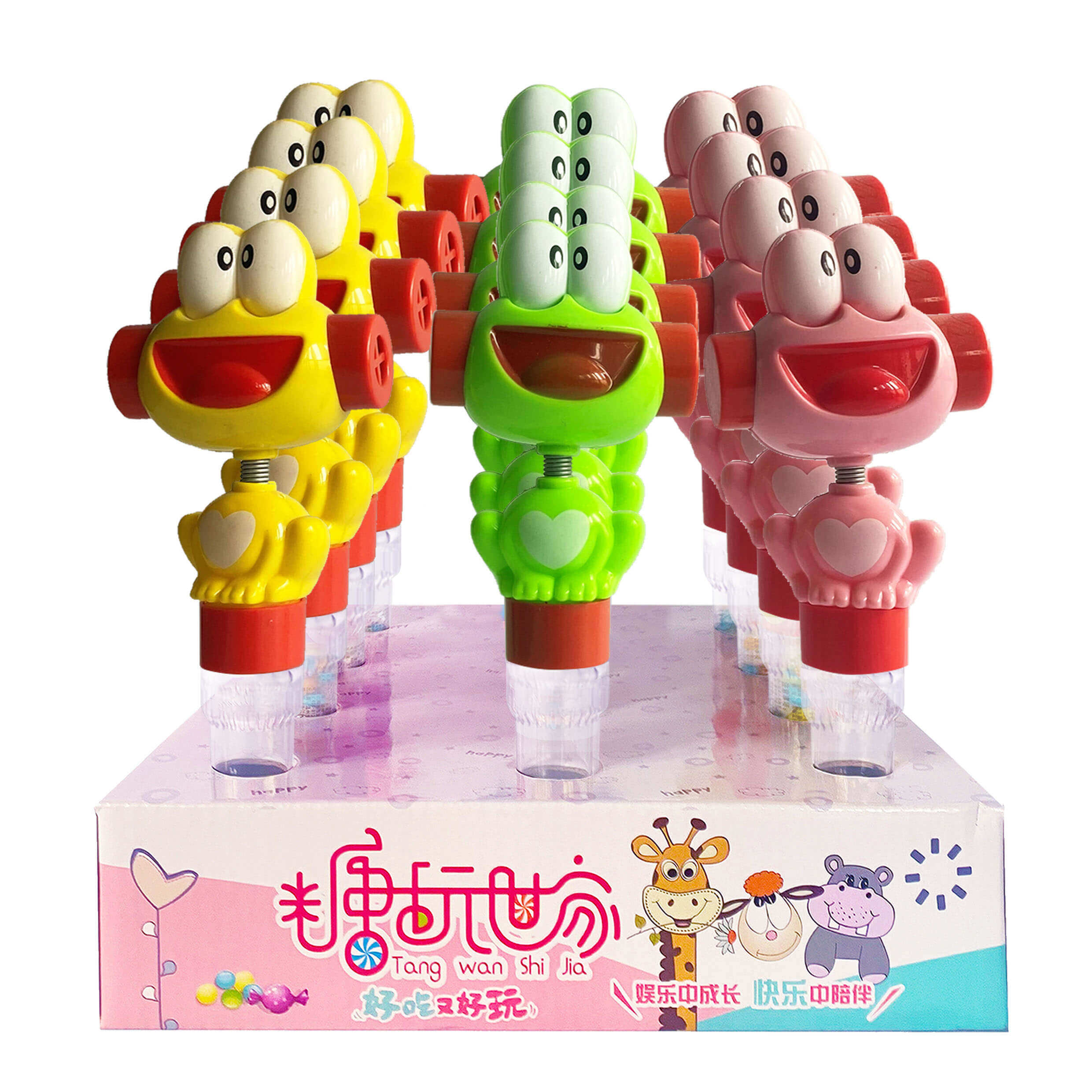 candy factory toy, plastic candy toys, lollipop animal toy