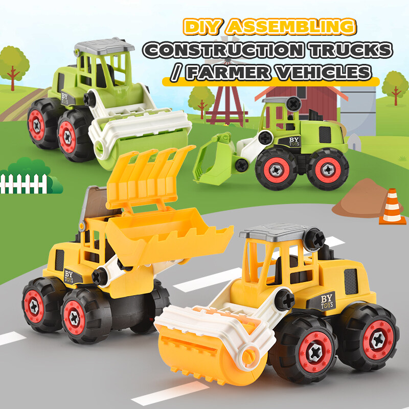Custom Logo Service Small Construction Truck Toys Car For Boy