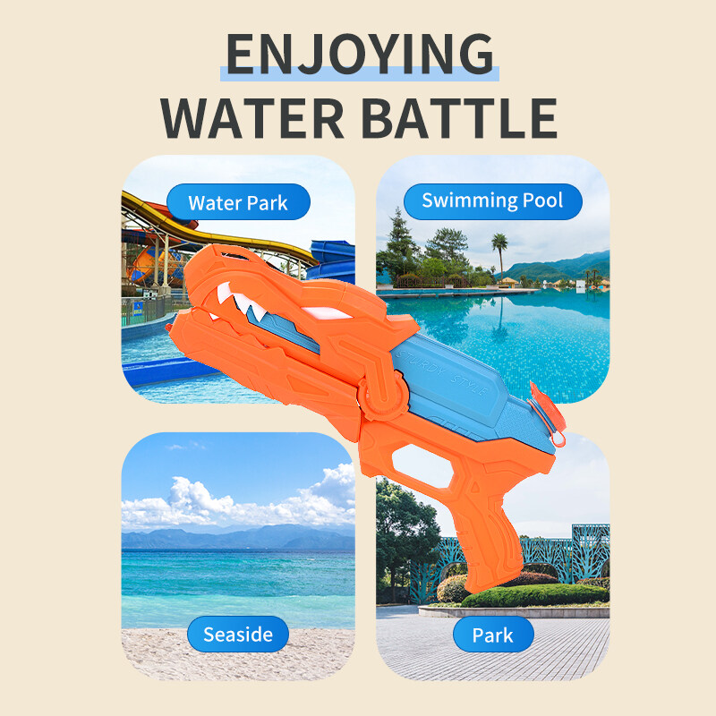 dinosaur water blaster, long range water guns for sale, custom water gun