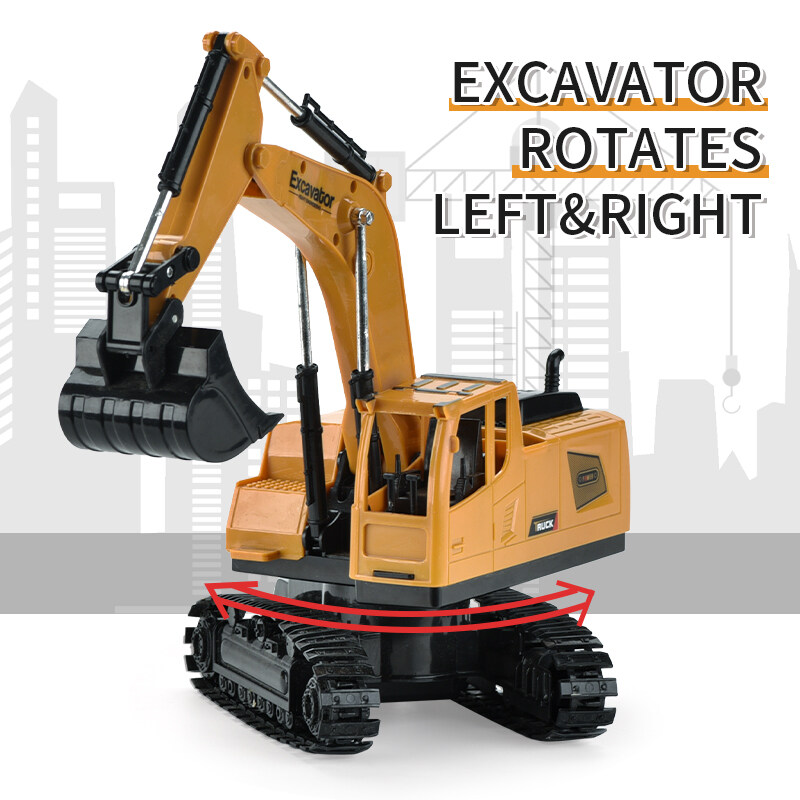 Kid RC Construction Vehicle Electric Remote Control Excavator RC Toy
