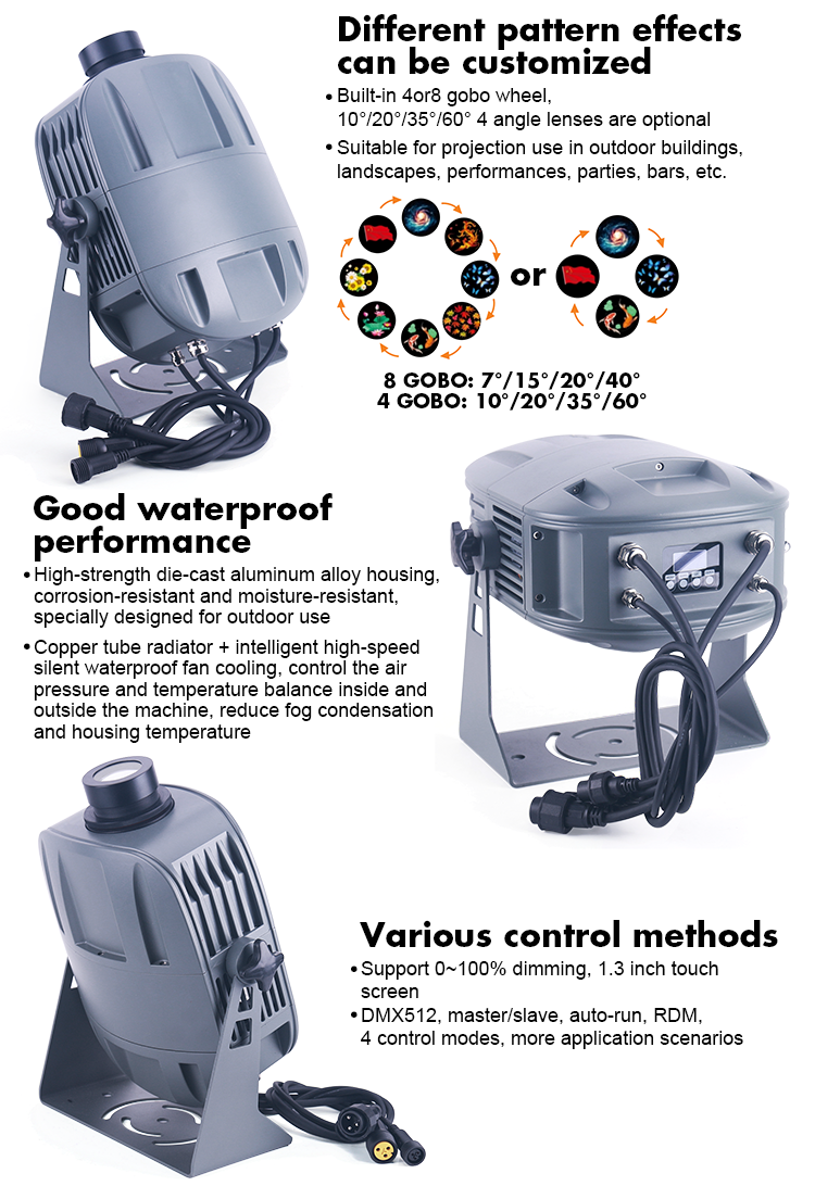 logo projector outdoor