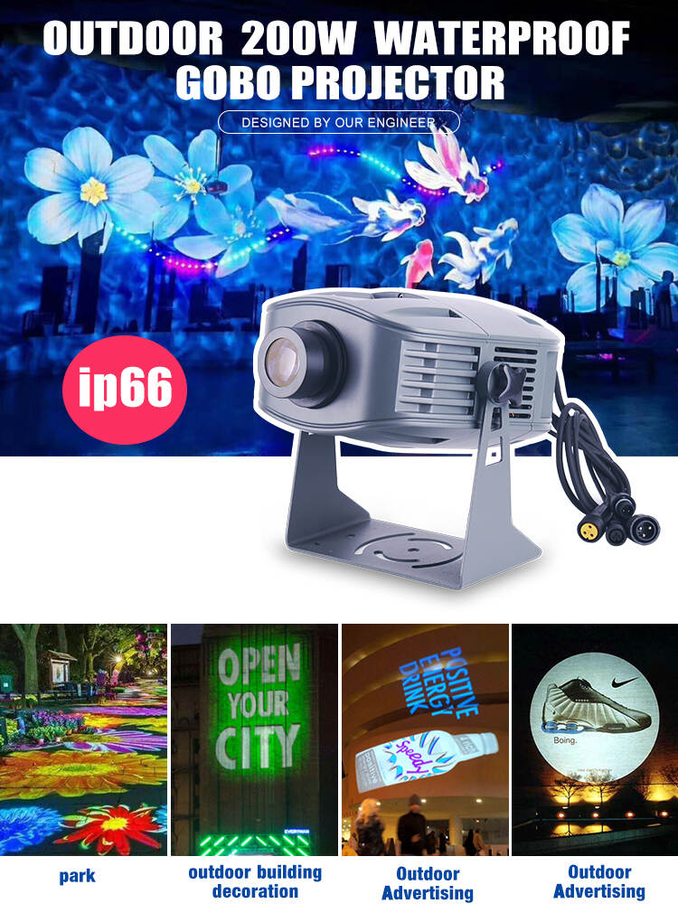 outdoor led gobo projector