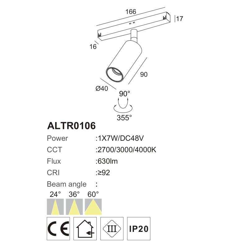 magnetic track lighting system