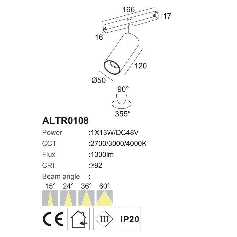led ceiling track light