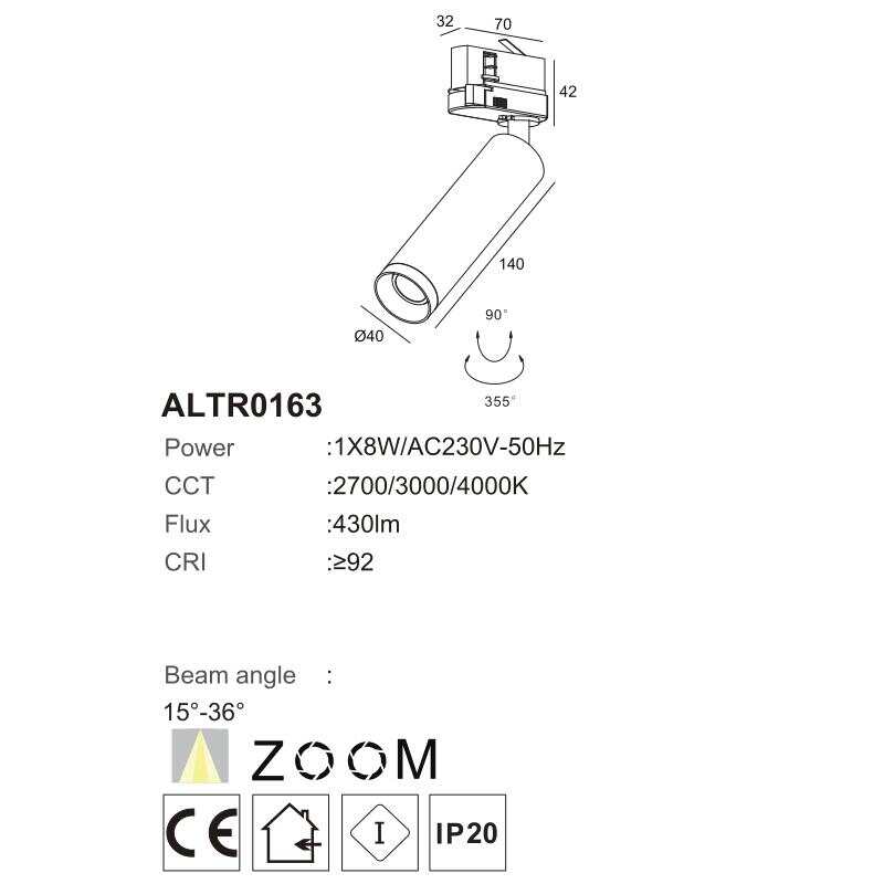 alphaluce ceiling track lights