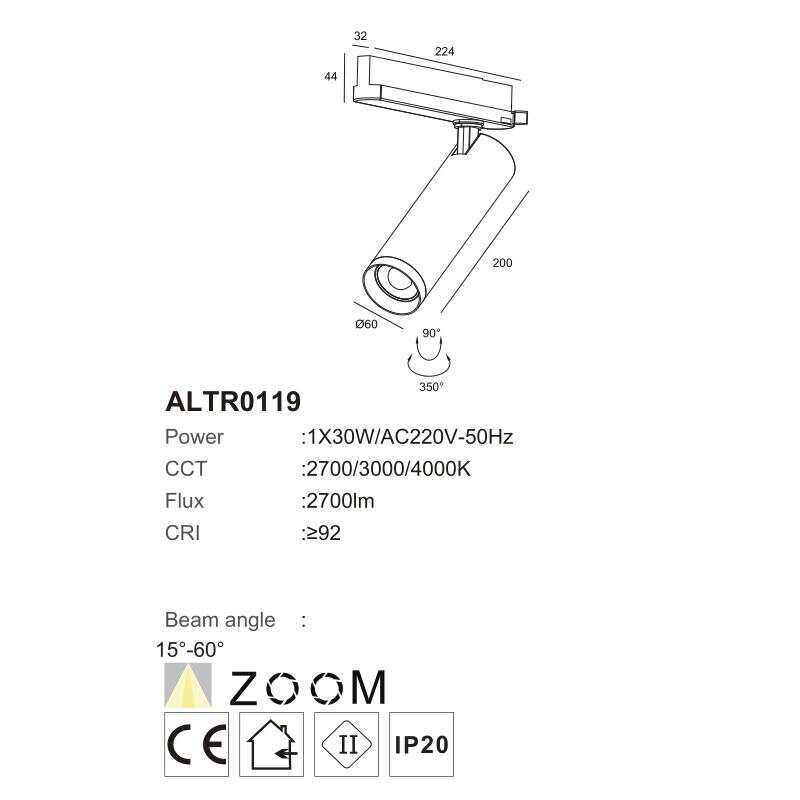 track lighting fitting;track fixture light