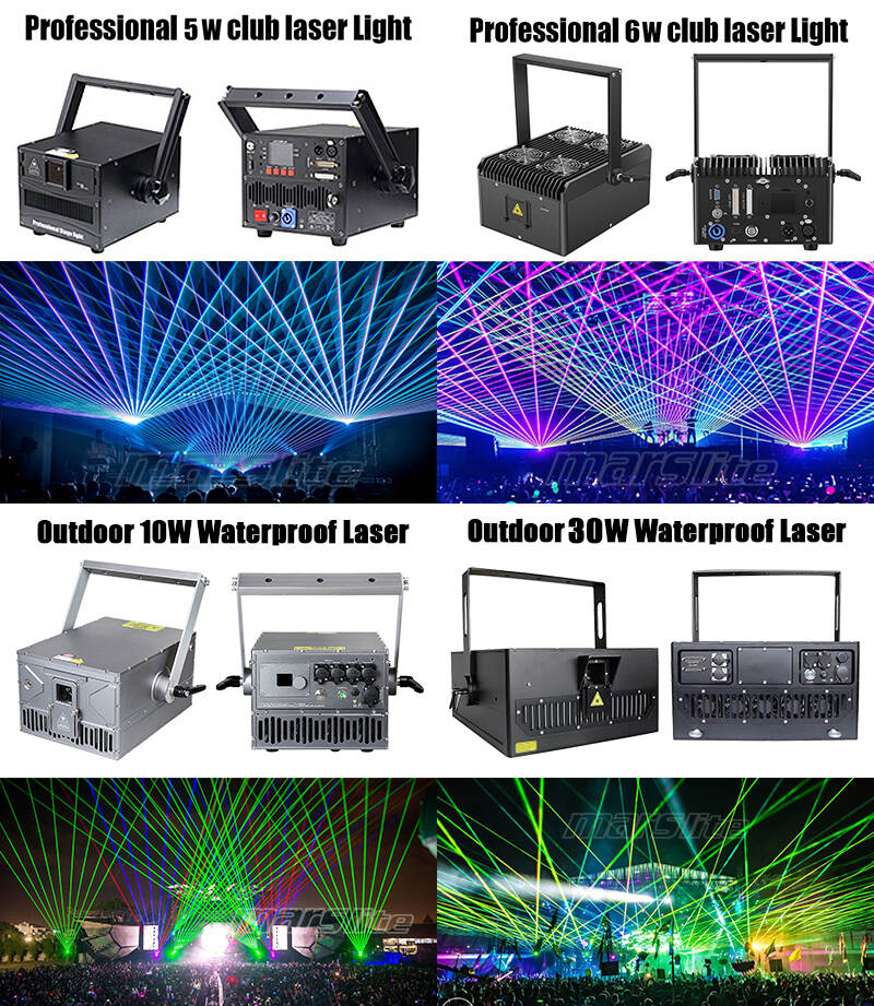 3d laser light show projector