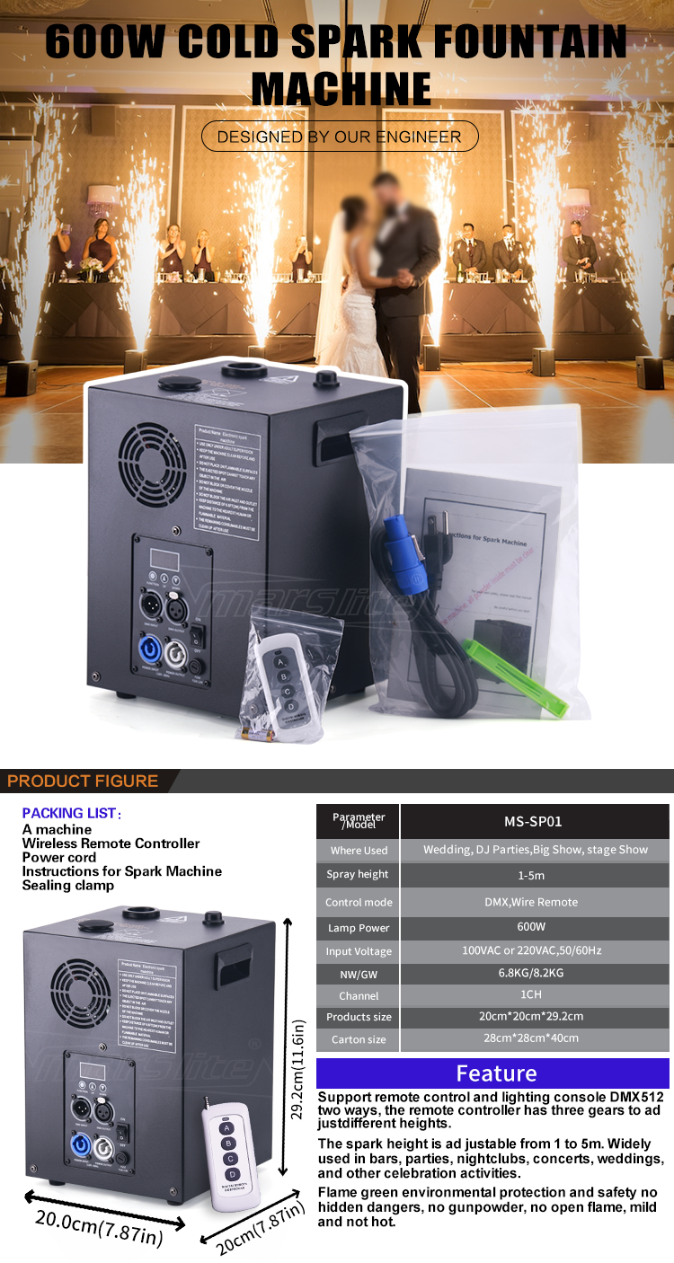 cold spark machine